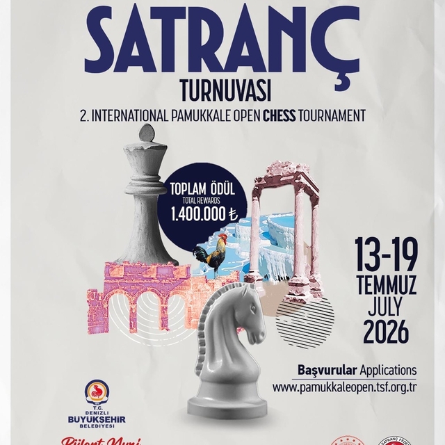 Satranç dünyasının kalbi Denizli'de atacak