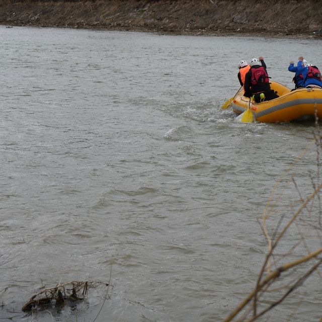 Bayburt Üniversiteler Arası Rafting Şampiyonası nehir inişi yarışıyla tamam...