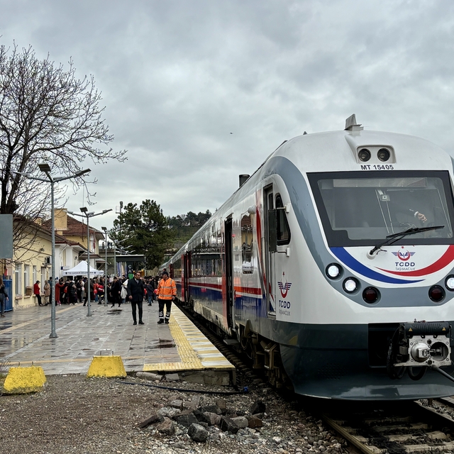 Turistik Tuz Ekspresi 2026 sezonunun ilk seferinde Çankırı'ya geldi