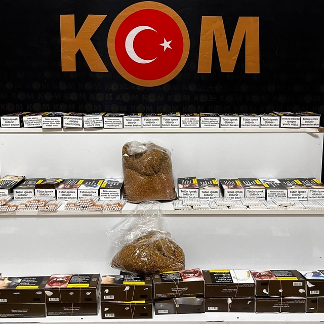 Kırşehir'de 12 bin dolu makaron ele geçirildi