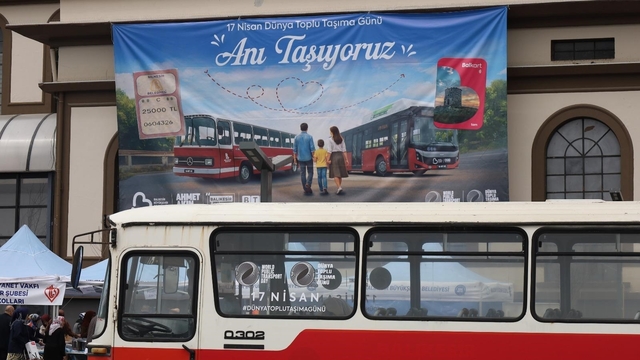 Balıkesir'de toplu taşıma gününde nostalji rüzgârı