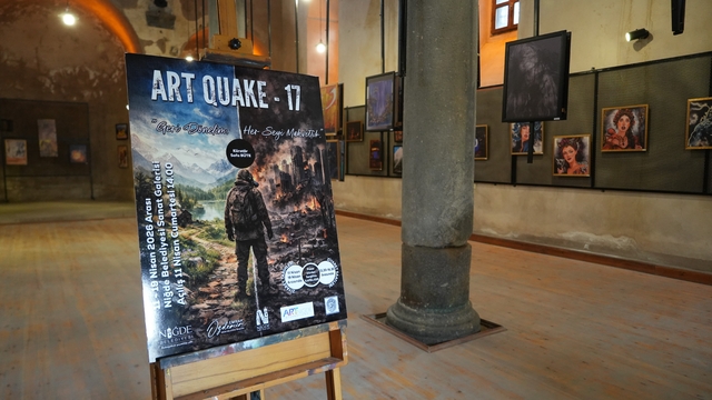 28 ülkeden 78 sanatçının eseri Niğde'de sanatseverlerle buluştu
Niğde'de 'ART QUAKE-17' sergisi açıldı