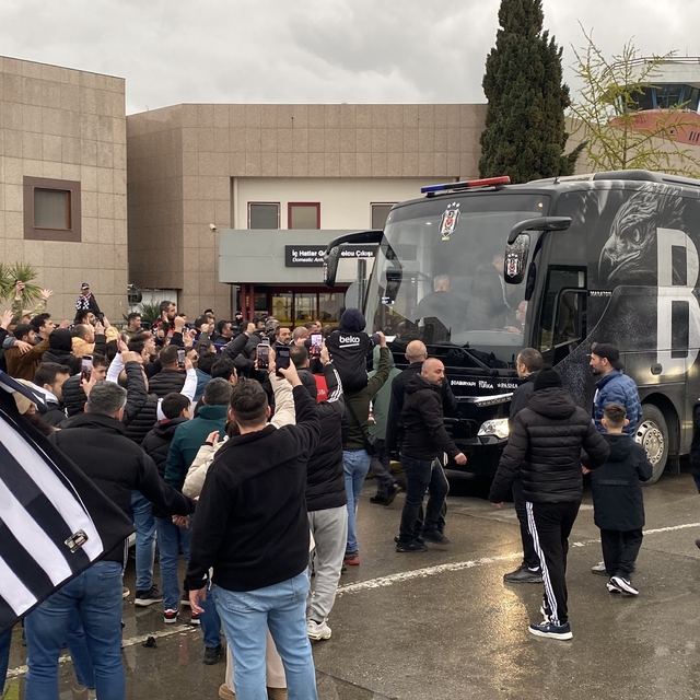 Beşiktaş kafilesi Samsun'a geldi