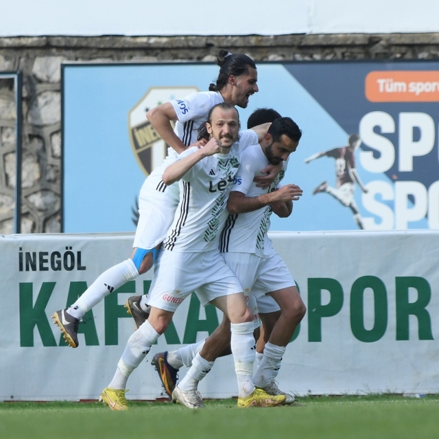 İnegöl Kafkas Spor Kulübü şampiyon oldu, 2. Lig'e yükseldi