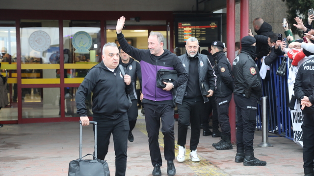 Beşiktaş kafilesi, Samsun'a geldi