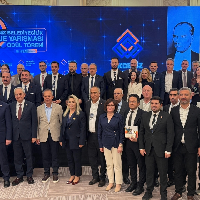 Çameli Belediyesi'ne Akdeniz Belediyeler Birliği'nden katılım ödülü