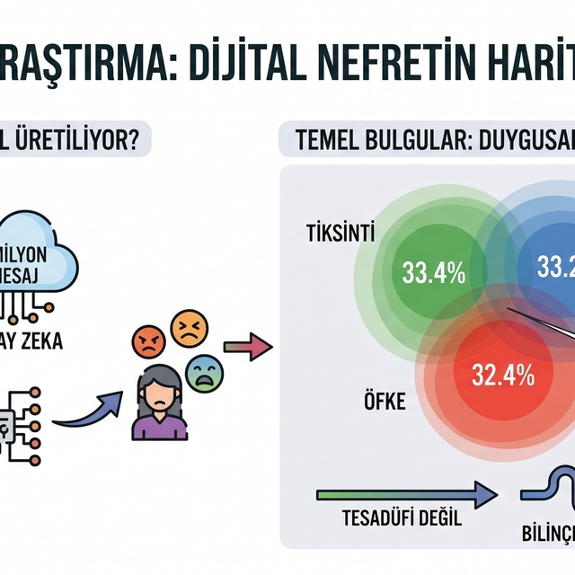 Bilimsel araştırma: 3 milyon mesajda "Nefretin Haritası" çizildi
Şiddet ras...