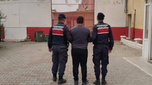 Germencik'te 10 yıl hapis cezası ile aranan hükümlü yakalandı