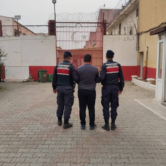 Germencik'te 10 yıl hapis cezası ile aranan hükümlü yakalandı