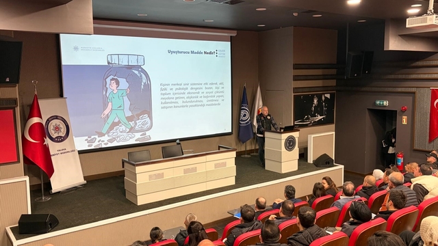 Yalova'da özel güvenliklere NARKOKAAN Eğitimi