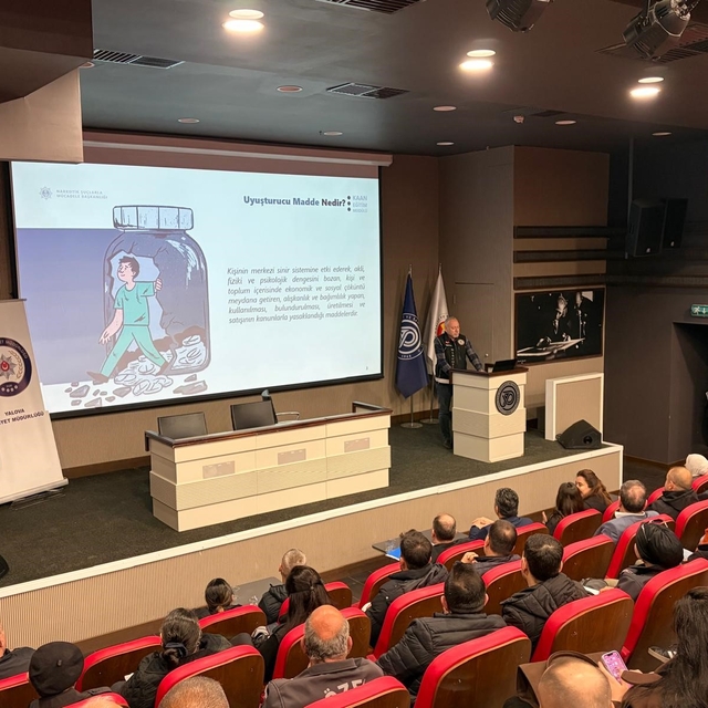 Yalova'da özel güvenliklere NARKOKAAN Eğitimi