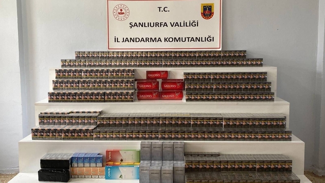 Viranşehir'de 4 bin 900 paket kaçak sigara ele geçirildi