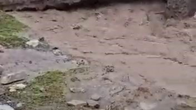 Siirt'te faciadan dönüldü: Sel suları bir evi yuttu