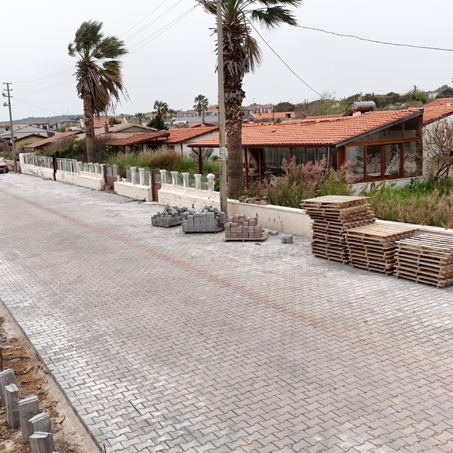 Cunda Adası'nda yol hamlesi