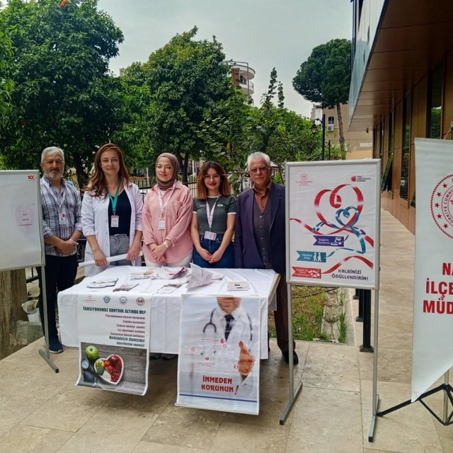 Nazilli'de vatandaşlara kalp sağlığı anlatıldı