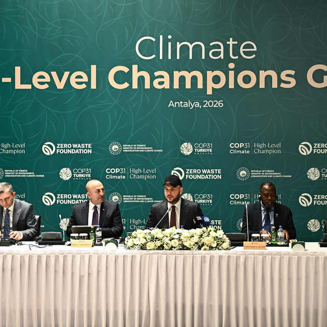 Antalya'da "COP31 Yüksek Düzeyli İklim Şampiyonları Toplantısı" düzenlendi
