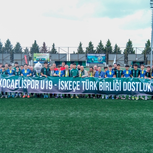 Kocaelispor U19 ile İskeçe Türk Birliği dostluk maçında karşılaştı