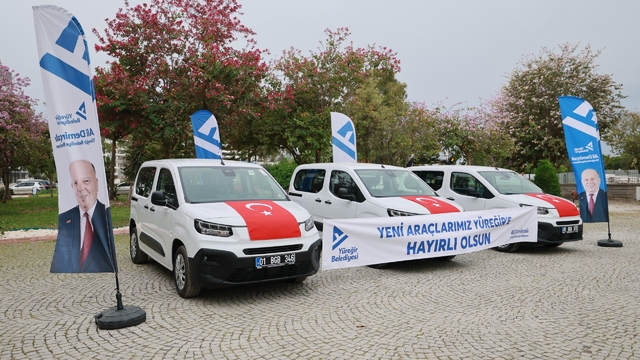 Yüreğir Belediyesi, filosuna 3 yeni araç ekledi