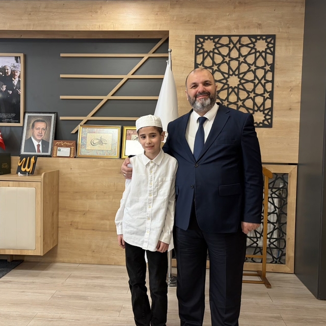 8 Ayda hafızlık eğitimini tamamladı