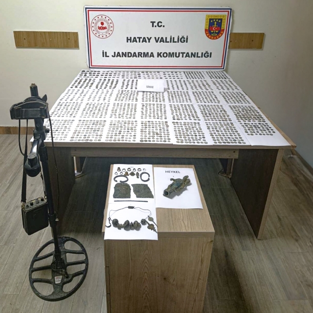 Hatay'da tarihi eser operasyonu