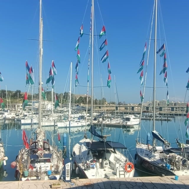 Denizlili gönüllü Salih Tekin Sumud Filosuna katılmak için İtalya'da