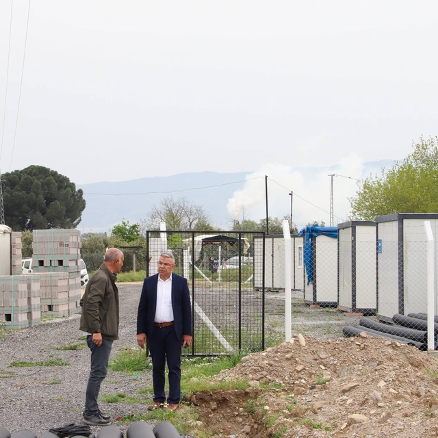 Köşk'te sokak hayvanları için barınak çalışması sürüyor