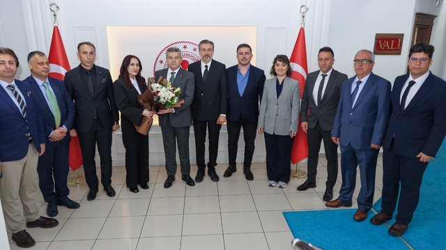 Artvin Kültür ve Turizm Müdürü Aytekin Vali Ergün'ü ziyaret etti