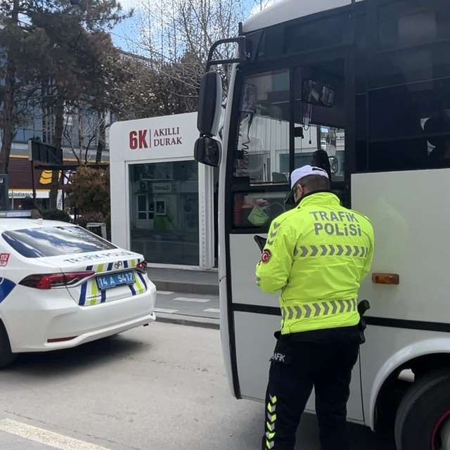 Bolu'da kural ihlali yapan bin 29 sürücüye ceza