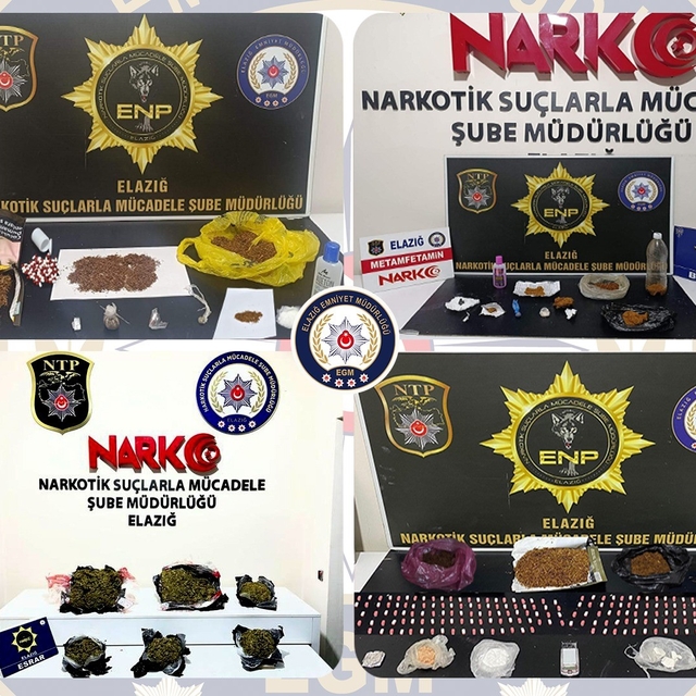 Elazığ'da uyuşturucu operasyonu: 30 tutuklama