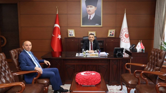 Keskin'den Vali Hacıbektaşoğlu'na veda ziyareti