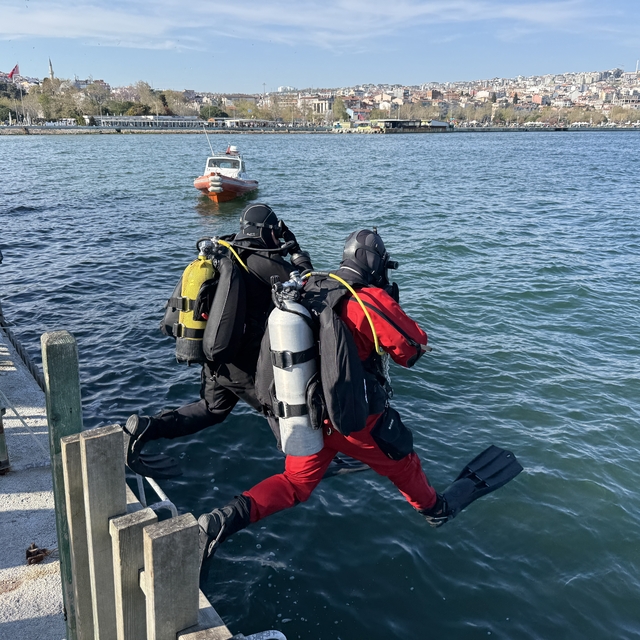 Tekirdağ'da deniz dibi temizliği yapıldı