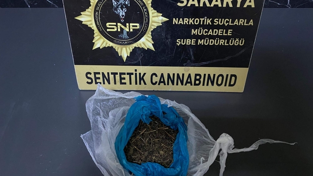 Sakarya'da uyuşturucu operasyonunda 1 şüpheli tutuklandı