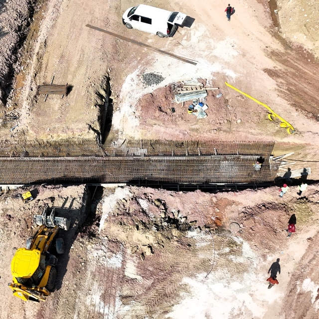 Alikahya TEM Bağlantı Yolu Projesi'nde çalışmalar sürüyor