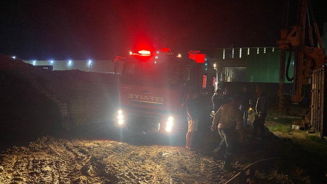 Hatay'da şantiyedeki konteynerde çıkan yangında 1 işçi hayatını kaybetti