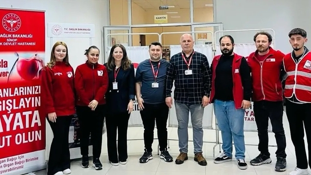 Sinop'ta organ bağışı bilinci kampüste anlatıldı