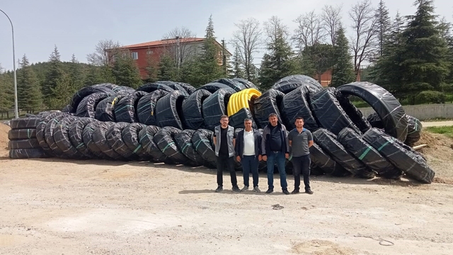 Gediz Yenikent'te doğalgaz projesi başladı