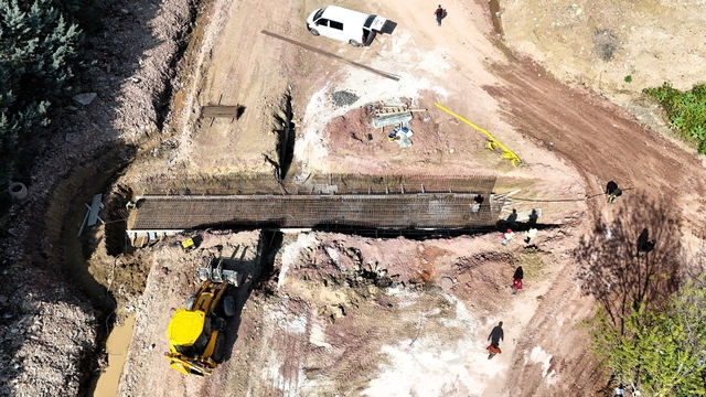 Alikahya TEM Bağlantı Yolu Projesi'nde çalışmalar sürüyor