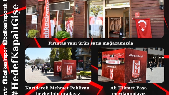 Balıkesirspor'da hedef kapalı gişe