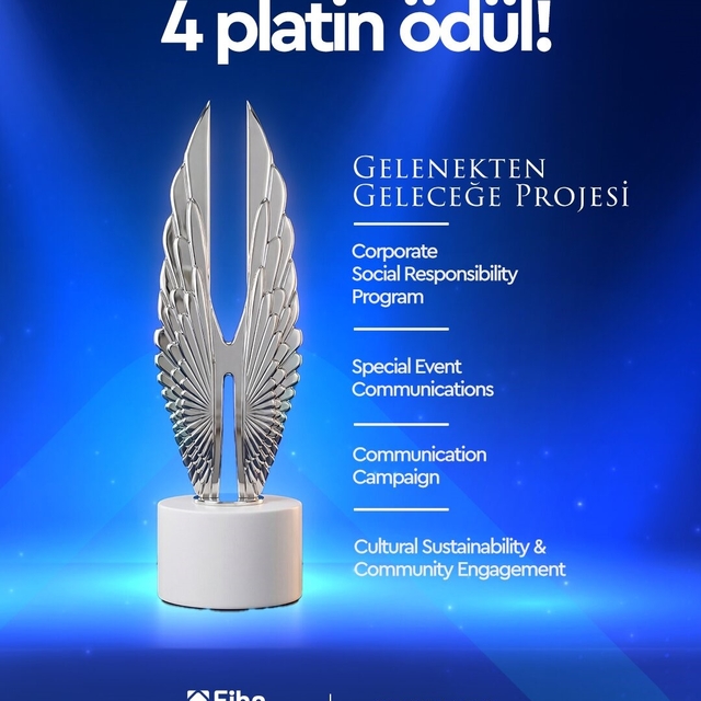 Fiba CP'ye Hermes Creative Awards'tan 4 platin ödül