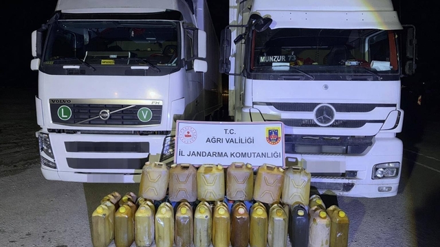 Doğubayazıt'ta kaçak akaryakıt operasyonu: 2 gözaltı