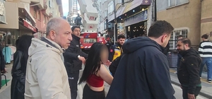 Alkolün etkisindeki kadın polise zor anlar yaşattı