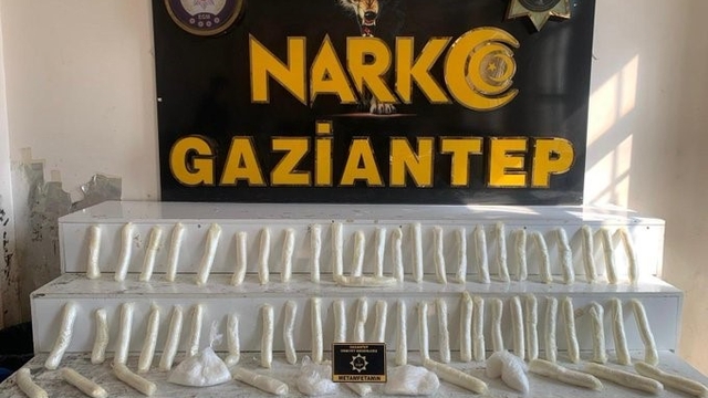 Gaziantep'te 10 kilo metamfetamin ele geçirildi: 1 şahıs tutuklandı