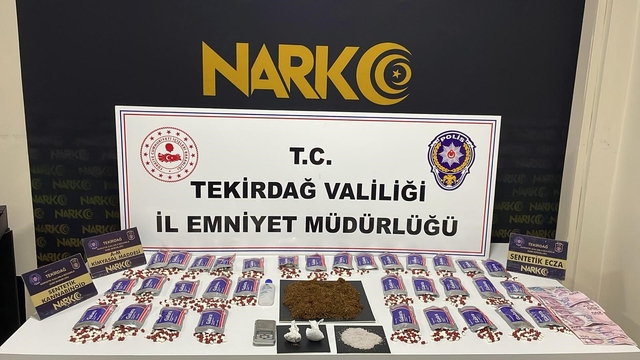 Tekirdağ'da uyuşturucuya geçit yok: 166 şüpheliye işlem, 10 tutuklama