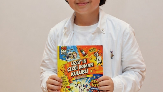 İzmirli Uzay Kaan, 9 yaşında yazar oldu