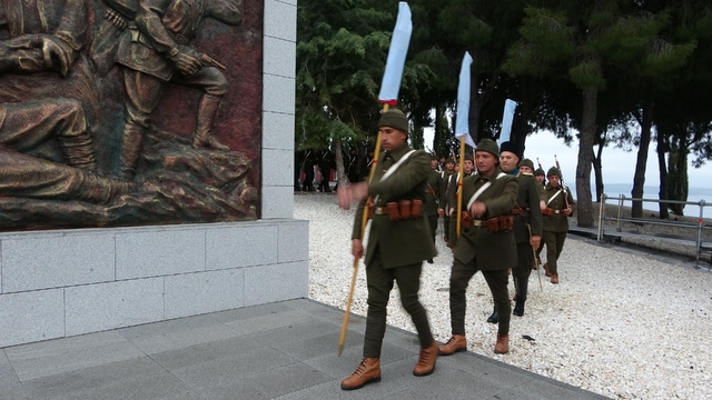 Çanakkale Kara Savaşları'nın 111'inci yıl dönümü tören provası yapıldı