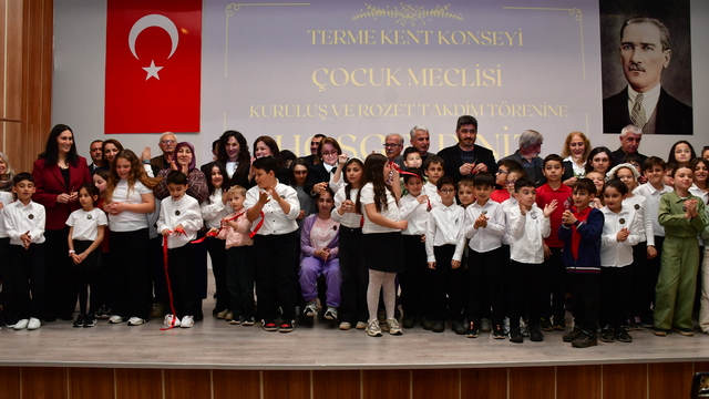 Terme'de Çocuk Meclisi kuruldu