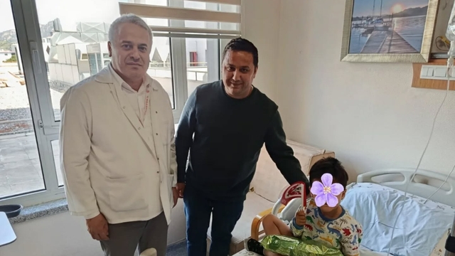 Nazilli'de hasta çocuklar unutulmadı