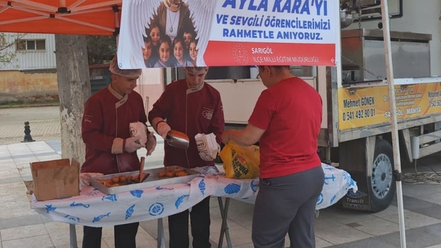 Şehit öğretmen ve öğrenciler için lokma hayrı