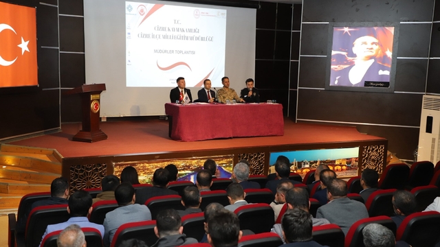 Cizre'de okul güvenliği toplantısı düzenlendi