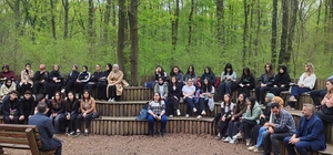 Kitap ve doğa buluşması Ormanya'da gerçekleştirildi